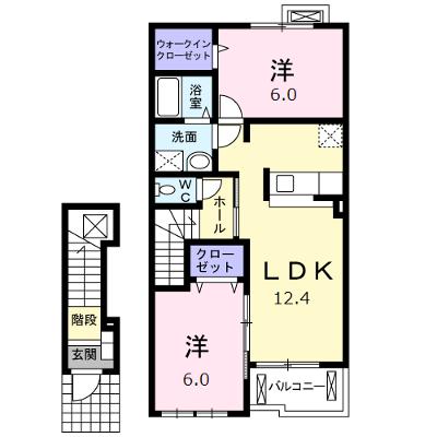 ラブリーメゾンヒノキＢ 203【管理NO：1-015394202-02030】 ★家具家電は申し込み後に搬入しますの物件画像