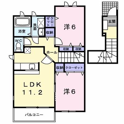 コートデイジーＢ 203【管理NO：1-015004102-02030】 ★家具家電は申し込み後に搬入します 2026年07月中旬入居可能の物件画像