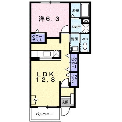 メゾン・ド・ロワールＡ 101【管理NO：1-014780701-01010】 ★家具家電は申し込み後に搬入しますの物件画像