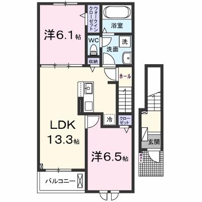 カウンシルヴェールⅡ 202【管理NO：1-028425102-02020】 ★家具家電は申し込み後に搬入します 2026年09月上旬入居可能の物件画像