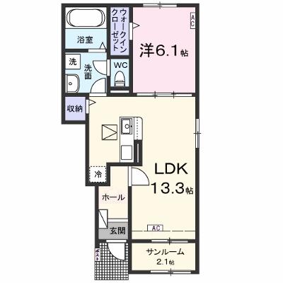 ベルカーナ　幸（コウ） 105【管理NO：1-028376201-01040】 ★家具家電は申し込み後に搬入しますの物件画像