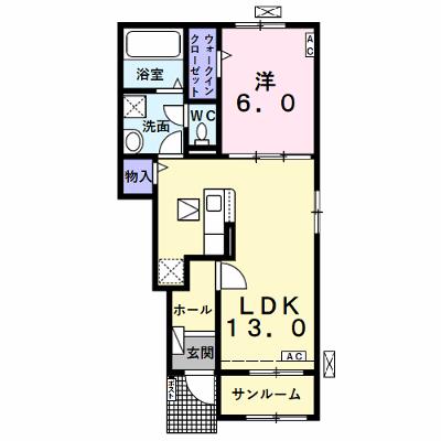 グローブ　Ｂ 105【管理NO：1-027565302-01040】 ★家具家電は申し込み後に搬入しますの物件画像