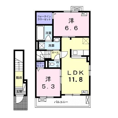 ボンダイⅠ 203【管理NO：1-022829401-02030】 ★家具家電は申し込み後に搬入しますの物件画像