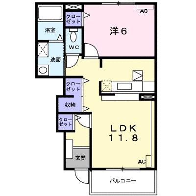 ターンベリー 102【管理NO：1-016692001-01020】 ★家具家電は申し込み後に搬入しますの物件画像