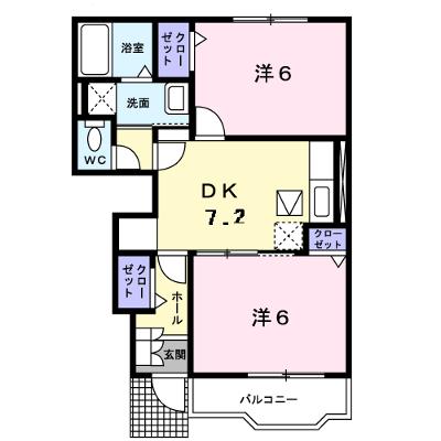 アウローラ 102【管理NO：1-016350201-01020】 ★家具家電は申し込み後に搬入します 2026年07月下旬入居可能の物件画像