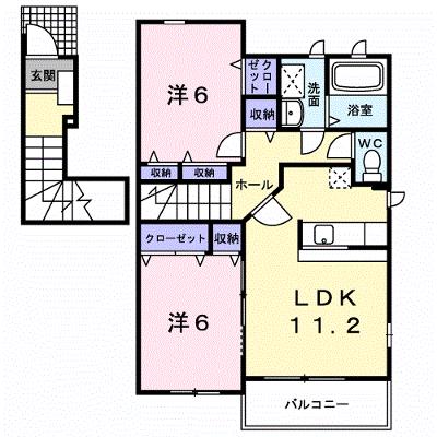 コートデイジーＡ 201【管理NO：1-015004101-02010】 ★家具家電は申し込み後に搬入します★の物件画像