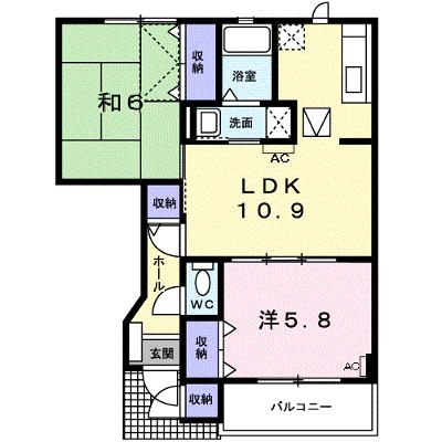 Ｌｉｏｎ　柊　Ｂ 101【管理NO：1-011170202-01010】 ★家具家電は申し込み後に搬入します 2026年08月上旬入居可能の物件画像