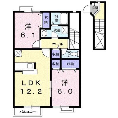 スターブルメゾン　Ｂ 202【管理NO：1-010574102-02020】 ★家具家電は申し込み後に搬入しますの物件画像