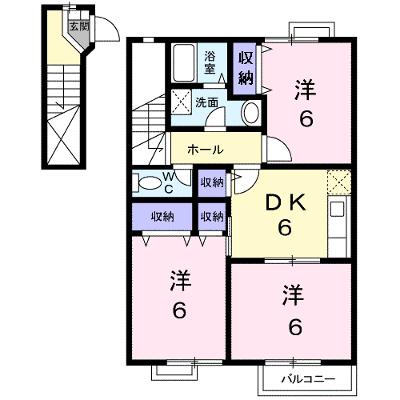 ソレアードＡ 201【管理NO：1-009663801-02010】 ★家具家電は申し込み後に搬入しますの物件画像