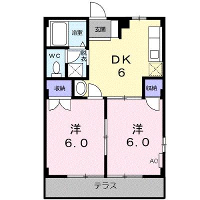 ドリーミー山中Ｃ 101【管理NO：1-005014903-01010】 ★家具家電は申し込み後に搬入しますの物件画像