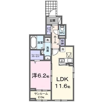 リゾ　ハヤテ 101【管理NO：1-028495902-01010】 ★家具家電は申し込み後に搬入します 2026年08月下旬入居可能の物件画像