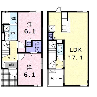 タカヴィレ 102【管理NO：1-027483501-01020】 2026年08月中旬入居可能の物件画像