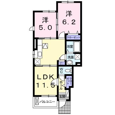 カルムフラン　Ⅰ 101【管理NO：1-020508201-01010】 2026年07月中旬入居可能の物件画像