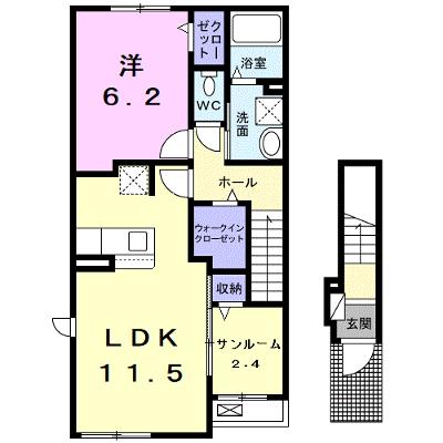 コリナ　ノルテ 201【管理NO：1-027385901-02010】の物件画像