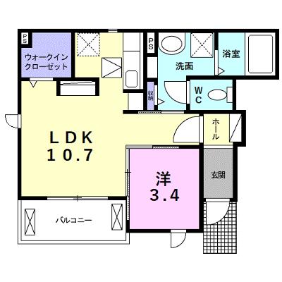 コネクトＫＲⅡ 101【管理NO：1-025597201-01010】 ★家具家電は申し込み後に搬入しますの物件画像