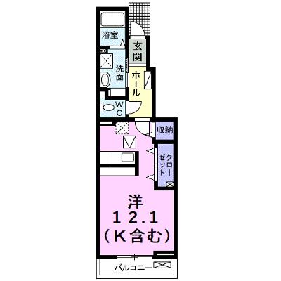 エアリー 103【管理NO：1-024599901-01030】 ★家具家電は申し込み後に搬入しますの物件画像