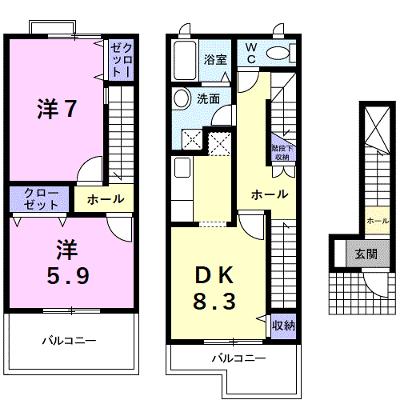 ティンカーベル 202【管理NO：1-012230601-02020】 ★家具家電は申し込み後に搬入しますの物件画像