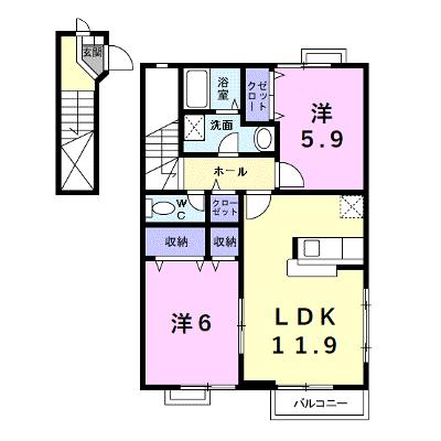 ラフィナートＳＫ　Ⅱ 201【管理NO：1-011529901-02010】の物件画像