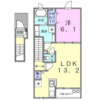 ミモザＡ 202【管理NO：1-028170801-02020】 2026年09月上旬入居可能の物件画像