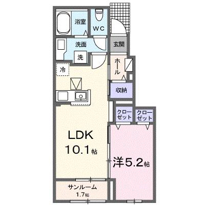ミモザＡ 103【管理NO：1-028170801-01030】 2026年09月上旬入居可能の物件画像