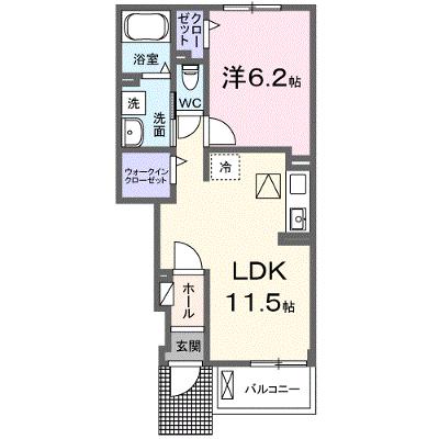 ラーク　Ｈ 102【管理NO：1-028041701-01020】 ★家具家電は申し込み後に搬入します 2026年08月上旬入居可能の物件画像
