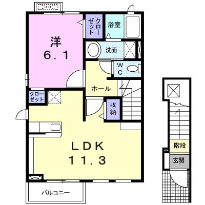 グラシオッソ 201【管理NO：1-017633401-02010】 ★家具家電は申し込み後に搬入しますの物件画像