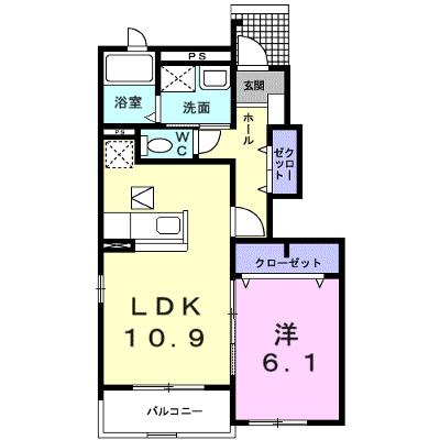 プラシードⅡ 103【管理NO：1-016344401-01030】 ★家具家電は申し込み後に搬入しますの物件画像