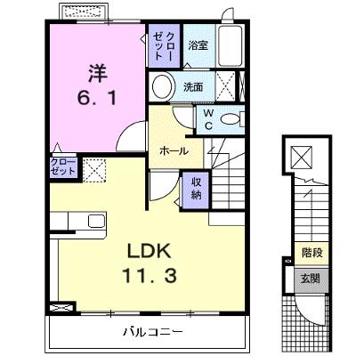 ジュネス　コリーヌ 202【管理NO：1-015511301-02020】の物件画像