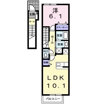 コルソプレッソ 202【管理NO：1-014886601-02020】 ★家具家電は申し込み後に搬入しますの物件画像