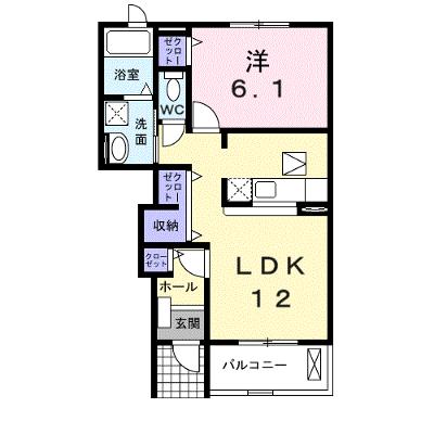 カサブランカ　リリーⅡ 102【管理NO：1-014560202-01020】の物件画像