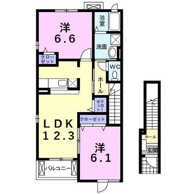 マ　ジュネス 201【管理NO：1-013520701-02010】 ★家具家電は申し込み後に搬入しますの物件画像