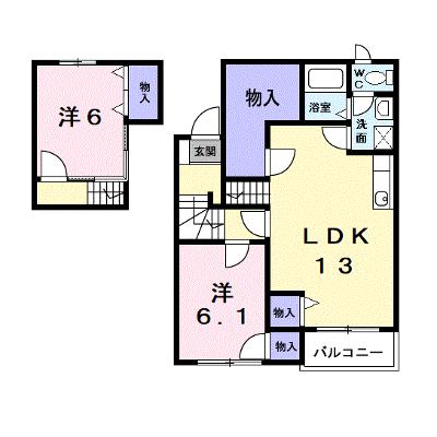 グランデカメリア山の手Ⅰ 202【管理NO：1-012611101-02020】の物件画像