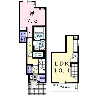 フォレストヒルズ 105【管理NO：1-020604401-01040】 ★家具家電は申し込み後に搬入しますの物件画像