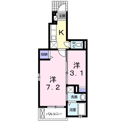 グラース 103【管理NO：1-017219401-01030】 ★家具家電は申し込み後に搬入しますの物件画像