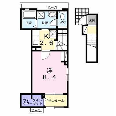 レジデンスまひる 201【管理NO：1-026921801-02010】の物件画像