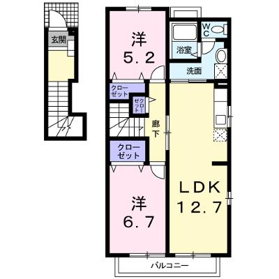 ネオブライト　カコ 201【管理NO：1-012530901-02010】 ★家具家電は申し込み後に搬入しますの物件画像