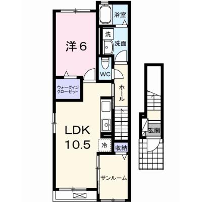 ラ・エスペランサ 201【管理NO：1-028562001-02010】 2026年07月上旬入居可能の物件画像
