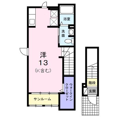 ア　ミ　アイレ　神の倉 201【管理NO：1-023249401-02010】 ★家具家電は申し込み後に搬入しますの物件画像