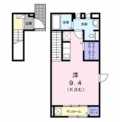 グレイス鶴里 201【管理NO：1-022222601-02010】 ★家具家電は申し込み後に搬入しますの物件画像