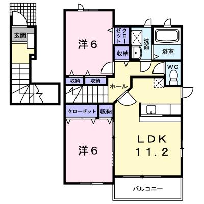グランヒルＡ 201【管理NO：1-014989301-02010】 ★家具家電は申し込み後に搬入します★の物件画像