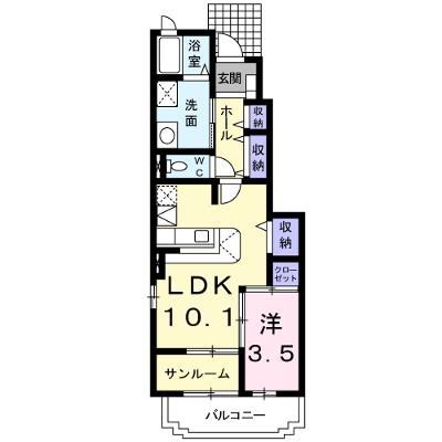 バーミィ　Ｆ 103【管理NO：1-014765401-01030】 ★家具家電は申し込み後に搬入します 2026年07月中旬入居可能の物件画像