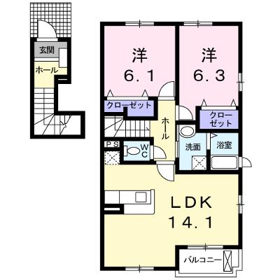 マ－ベラス新知台　Ａ棟 201【管理NO：1-014560601-02010】 ★家具家電は申し込み後に搬入します★の物件画像