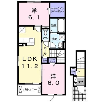 ひよこのいえ　よん 201【管理NO：1-026672604-02010】 ★家具家電は申し込み後に搬入します 2026年07月中旬入居可能の物件画像