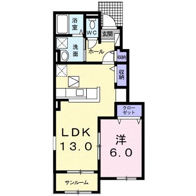 ローズハウス　ＯＺ　Ⅱ 102【管理NO：1-020550101-01020】 ★家具家電は申し込み後に搬入します★の物件画像