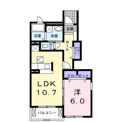 ロウクワト 101【管理NO：1-014488301-01010】 ★家具家電は申し込み後に搬入します 2026年07月中旬入居可能の物件画像