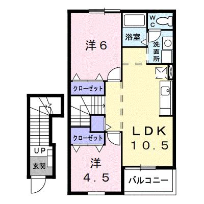 イースト　ガーデン　Ⅱ 201【管理NO：1-012396501-02010】 ★家具家電は申し込み後に搬入します 2026年07月下旬入居可能の物件画像