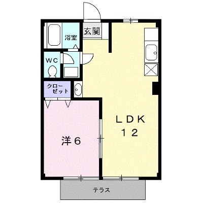 サンヒルＢ 1-A【管理NO：1-004574101-01010】 ★家具家電は申し込み後に搬入しますの物件画像