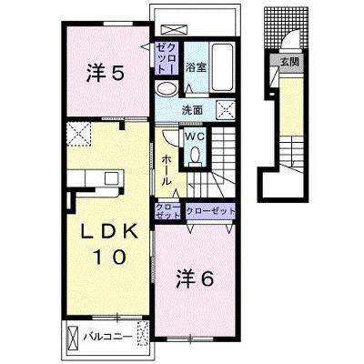 リベルタ　Ⅰ 202【管理NO：1-024950801-02020】 ★家具家電は申し込み後に搬入しますの物件画像