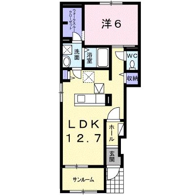 フェルサーメル 101【管理NO：1-023499701-01010】 ★家具家電は申し込み後に搬入します 2026年07月上旬入居可能の物件画像
