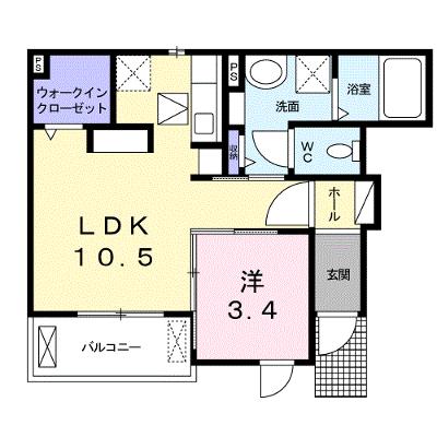 ツヴァイ中川 102【管理NO：1-022874201-01020】 ★家具家電は申し込み後に搬入します★の物件画像